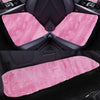 3PCS Universal Plush Car Seat Cushions Anti-slip Keep Warm Front Back Cover