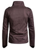 Solid Waist Drawstring Multi Pocket Jacket