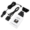 X100 1080P 3 inch Car Driving Recorder Dual Cameras GPS Loop Record WDR