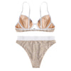 Polka Dots Swimwear Women Bikini Push Up Underwire Swimsuit Bathing Suit
