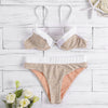 Polka Dots Swimwear Women Bikini Push Up Underwire Swimsuit Bathing Suit