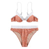 Polka Dots Swimwear Women Bikini Push Up Underwire Swimsuit Bathing Suit