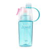 Sports Plastic Spray Cup Kettle Easy-carry Outdoor Cooling Water Bottle
