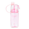 Sports Plastic Spray Cup Kettle Easy-carry Outdoor Cooling Water Bottle