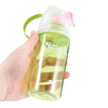 Sports Plastic Spray Cup Kettle Easy-carry Outdoor Cooling Water Bottle