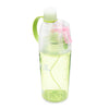 Sports Plastic Spray Cup Kettle Easy-carry Outdoor Cooling Water Bottle