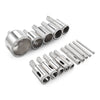 15pcs Diamond Coated Drill Bit Glass Hole Opening Tool