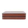 Portable 8-slot Watch Case Leather Storage Bag with Zipper