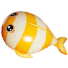 FB - 005 2CH RC Cartoon Inflatable Flying Fish Gold Aluminum Film Balloon Toy