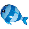 FB - 005 2CH RC Cartoon Inflatable Flying Fish Gold Aluminum Film Balloon Toy