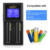 GOLISI S2 Smart Battery Charger LCD Screen Rechargeable Lithium-ion / NiMH / NiCd