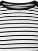 Raglan Sleeve Striped Panel Top