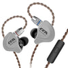 CCA C10 4BA+1DD Hybrid In-ear Earphone HiFi Sports Earbuds with Detachable Upgraded Cable