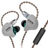 CCA C10 4BA+1DD Hybrid In-ear Earphone HiFi Sports Earbuds with Detachable Upgraded Cable