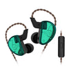 KZ AS06 In-ear Stereo Earphones 3BA Balanced Armature Driver Noise Cancelling HiFi BassEarbuds