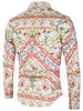 Floral Geometric Print Casual Shirt