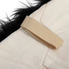 3PCS Universal Long Plush Woolen Car Seat Cushions Anti-slip Keep Warm Front Back Covers