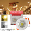 Modern LED Adjustable Tilt Angle Downlight Recessed Round Ceiling Spotlights