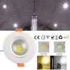 Modern LED Adjustable Tilt Angle Downlight Recessed Round Ceiling Spotlights