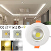 Modern LED Adjustable Tilt Angle Downlight Recessed Round Ceiling Spotlights