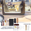 59pcs Leather Craft Tools Hand Sewing Punch Stitching Carving Work