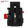 WEIHE PU200 Aluminum Alloy Quick Shoe Plate Adapter with 1/4 3/8 inch Screw for DSLR Camera