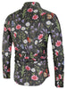 Flowers Print Long Sleeves Casual Shirt