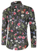 Flowers Print Long Sleeves Casual Shirt