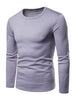Basic Solid Color Fleece T-shirt