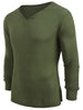 Long Sleeves V-Neck High Low Shirt