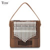 TOM TK - R1 17-key Kalimba Thumb Piano Walnut Wood Musical Instrument