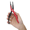 Aluminum Alloy Fishing Pliers Split Ring Cutter with Sheath and Retractable Tether Combo