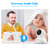 Kidome 8203KF 720P Digital Color Video Baby Monitor with 5 inch HD LCD