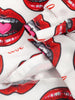 Valentine's Day 3D Lips Print Pullover Hoodie