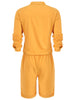 Solid Color Drawsting Short Rompers