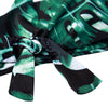 Sexy Plunge Neck Padded Leaf Print Knotted Beachwear Low Waist Women Bikini Set