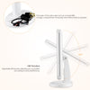 Gustala SM216 - DL LED Light Touch Screen Makeup Tri-fold Cosmetic Vanity Mirror