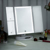 Gustala SM216 - DL LED Light Touch Screen Makeup Tri-fold Cosmetic Vanity Mirror