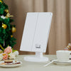 Gustala SM216 - DL LED Light Touch Screen Makeup Tri-fold Cosmetic Vanity Mirror