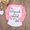 Unicorn Toddler Baby Kids Boy Girl Short Sleeve Tops T-shirt Tees Clothes Summer