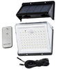88 LED Solar Power Motion Sensor Light Voice Remote Control Outdoor Yard Wall Lamp