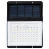 88 LED Solar Power Motion Sensor Light Voice Remote Control Outdoor Yard Wall Lamp
