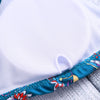 Printing Lace Up Bikini Set Sexy Women Padded Swimwear Bandage Bathing Suit