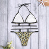 Leopard Swimwear Padded Strap Sexy Women Bikini Set