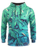 Leaf 3D Print Kangaroo Pocket Hoodie