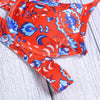 Underwire Swimwear Strap Backless Swimsuit Women Sexy Bikini Set