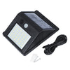 30 LEDs IP64 Separable Solar Motion Sensor Wall Light for Garden Doorplate