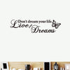 DX015 Bedroom Living Room Removable Wall Sticker
