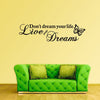 DX015 Bedroom Living Room Removable Wall Sticker