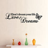 DX015 Bedroom Living Room Removable Wall Sticker